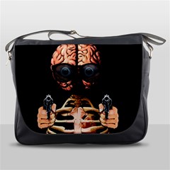 Do What Your Brain Says Messenger Bags by Valentinaart