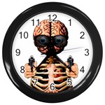 Do what your brain says Wall Clocks (Black) Front