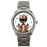 Do what your brain says Sport Metal Watch Front