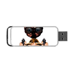 Do What Your Brain Says Portable Usb Flash (two Sides) by Valentinaart