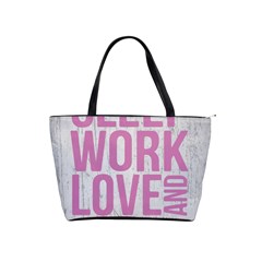 Grunge Style Motivational Quote Poster Shoulder Handbags by dflcprints