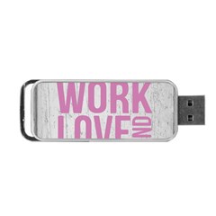 Grunge Style Motivational Quote Poster Portable Usb Flash (two Sides) by dflcprints