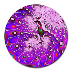 Fractal Fantasy 717a Round Mousepads by Fractalworld