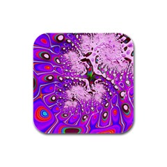 Fractal Fantasy 717a Rubber Square Coaster (4 Pack)  by Fractalworld