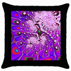 Fractal Fantasy 717a Throw Pillow Case (black) by Fractalworld