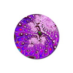 Fractal Fantasy 717a Rubber Round Coaster (4 Pack)  by Fractalworld