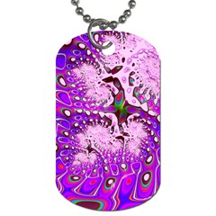 Fractal Fantasy 717a Dog Tag (one Side) by Fractalworld