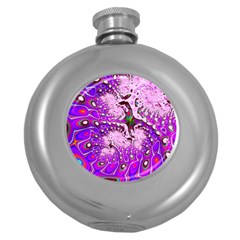 Fractal Fantasy 717a Round Hip Flask (5 Oz) by Fractalworld