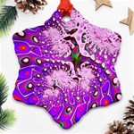 Fractal Fantasy 717a Snowflake Ornament (Two Sides) Front