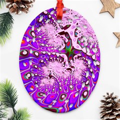 Fractal Fantasy 717a Ornament (oval Filigree) by Fractalworld