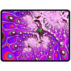 Fractal Fantasy 717a Double Sided Fleece Blanket (large)  by Fractalworld