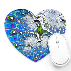 Fractal Fantasy 717b Heart Mousepads by Fractalworld