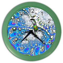 Fractal Fantasy 717b Color Wall Clocks