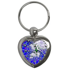 Fractal Fantasy 717c Key Chains (heart)  by Fractalworld