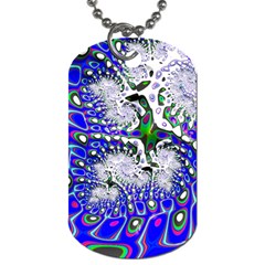 Fractal Fantasy 717c Dog Tag (two Sides) by Fractalworld