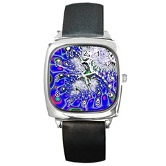 Fractal Fantasy 717c Square Metal Watch