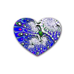 Fractal Fantasy 717c Heart Coaster (4 Pack)  by Fractalworld