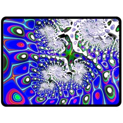 Fractal Fantasy 717c Fleece Blanket (large)  by Fractalworld