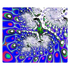 Fractal Fantasy 717c Double Sided Flano Blanket (small) 