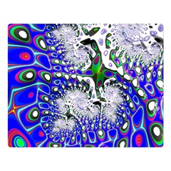 Fractal Fantasy 717c Double Sided Flano Blanket (large)  by Fractalworld