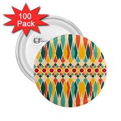 Festive Pattern 2 25  Buttons (100 Pack)  by linceazul