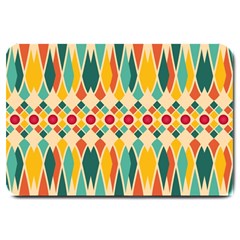 Festive Pattern Large Doormat  by linceazul