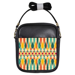 Festive Pattern Girls Sling Bags by linceazul