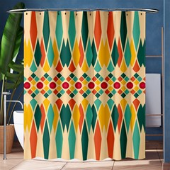 Festive Pattern Shower Curtain 60  X 72  (medium)  by linceazul