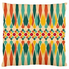 Festive Pattern Large Cushion Case (one Side) by linceazul