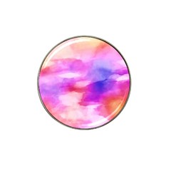 Colorful Abstract Pink And Purple Pattern Hat Clip Ball Marker (4 Pack)