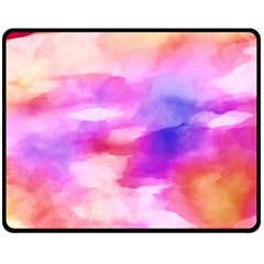 Colorful Abstract Pink And Purple Pattern Fleece Blanket (medium) 