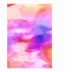 Colorful Abstract Pink And Purple Pattern Small Garden Flag (two Sides) by paulaoliveiradesign