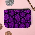 Sugar Skulls - Purple Coin Change Purse Back