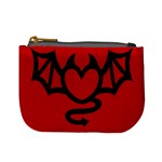 Winged Devil Heart Coin Change Purse Front