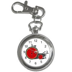 Watermelon Bicycle  Key Chain Watches by Valentinaart