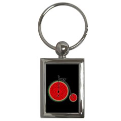 Watermelon Bicycle  Key Chains (rectangle)  by Valentinaart