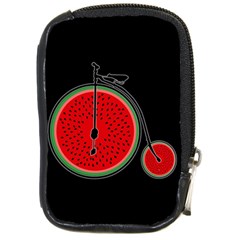 Watermelon Bicycle  Compact Camera Cases by Valentinaart