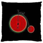 Watermelon bicycle  Large Cushion Case (One Side) Front