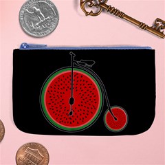 Watermelon Bicycle  Large Coin Purse