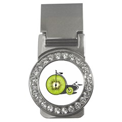 Kiwi Bicycle  Money Clips (cz)  by Valentinaart