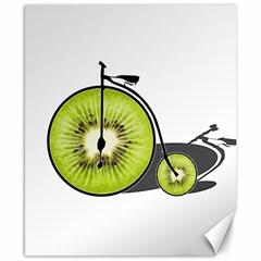 Kiwi Bicycle  Canvas 8  X 10  by Valentinaart