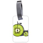 Kiwi bicycle  Luggage Tags (Two Sides) Back