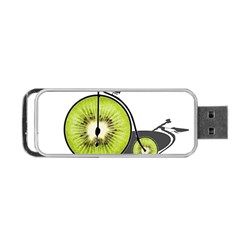 Kiwi Bicycle  Portable Usb Flash (two Sides) by Valentinaart