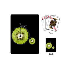 Kiwi Bicycle  Playing Cards (mini)  by Valentinaart