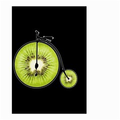 Kiwi Bicycle  Small Garden Flag (two Sides) by Valentinaart