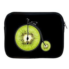 Kiwi Bicycle  Apple Ipad 2/3/4 Zipper Cases by Valentinaart