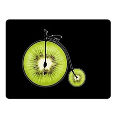 Kiwi Bicycle  Double Sided Fleece Blanket (small)  by Valentinaart