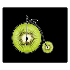 Kiwi Bicycle  Double Sided Flano Blanket (small)  by Valentinaart