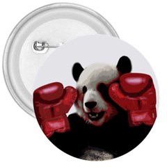 Boxing Panda  3  Buttons by Valentinaart