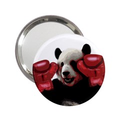 Boxing Panda  2 25  Handbag Mirrors by Valentinaart